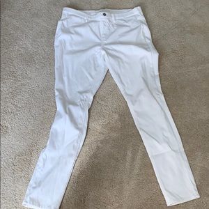 Uniqlo white stretchy pants